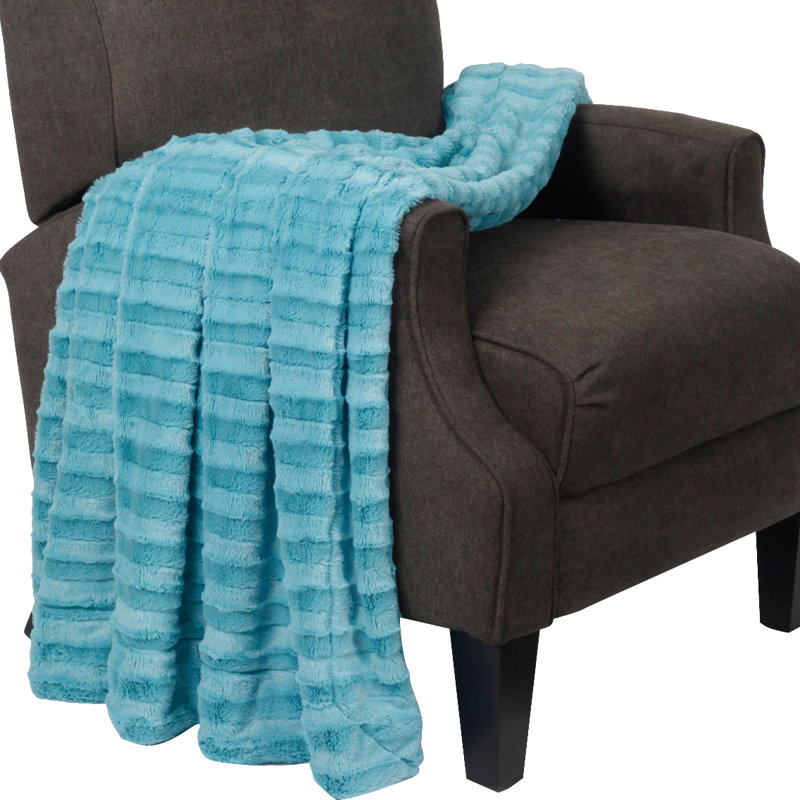 Throw Blanket, Sky Blue, 127cm W x 152.4cm L