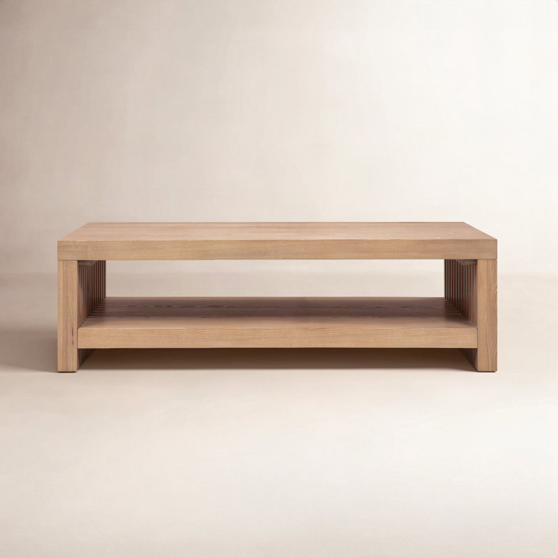 Finnian Coffee Table, Natural Wood