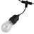 Junyi 50' Outdoor LED 15 - Bulb Standard String Light