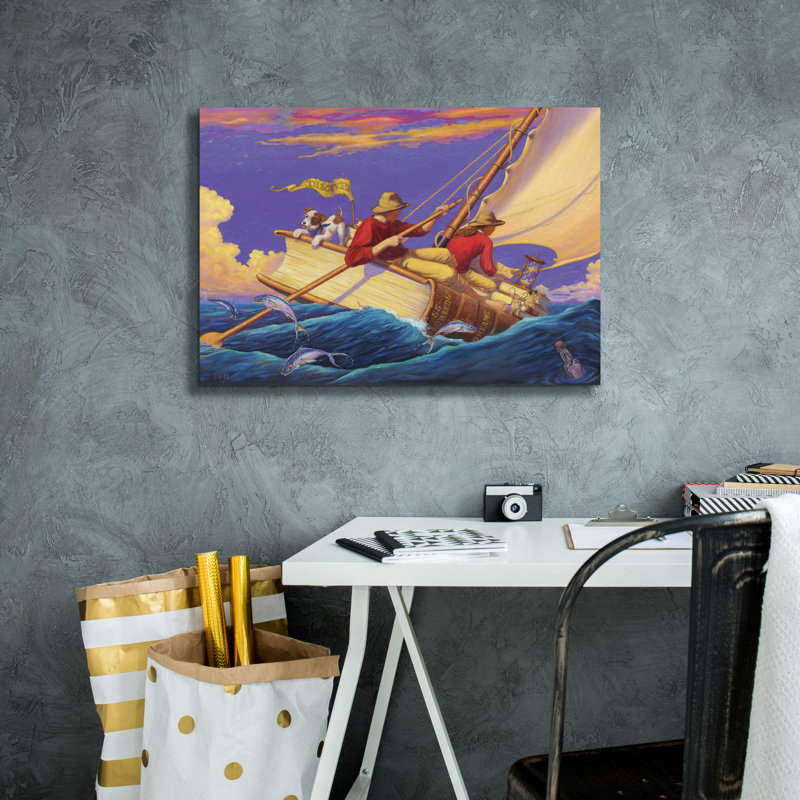 'Set Sail' by Christopher Nick, Canvas Wall Art, 18" H x 26" W x 0.75" D