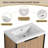 30'' Single Bathroom Vanity with Resin Top