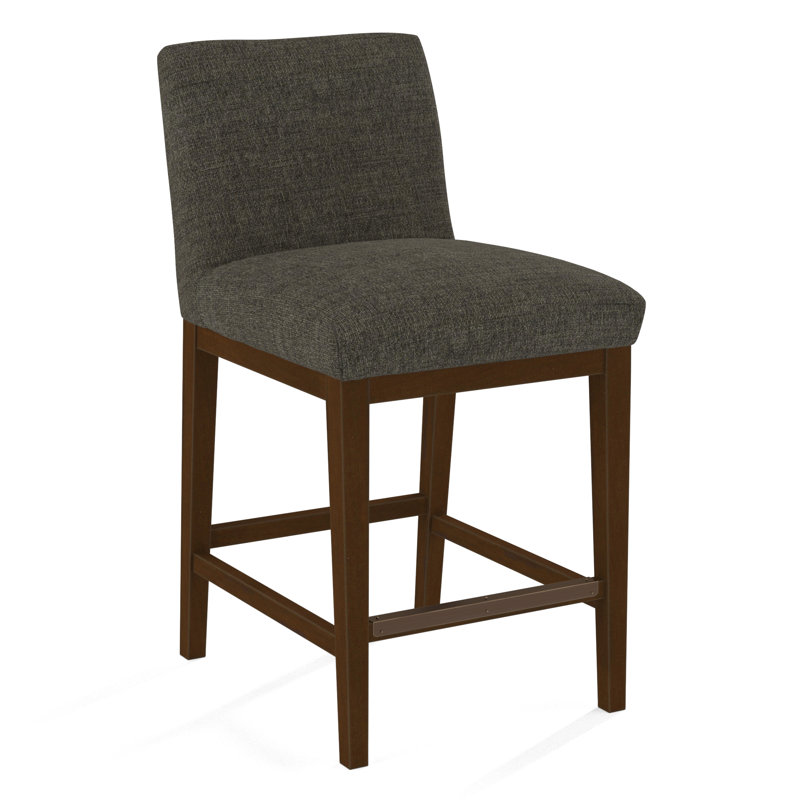 Upholstered Stool, Pecan, Rumor Bliss
