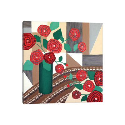 Roses Are Red by Lisa Frances Judd - Wrapped Canvas Print
