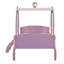 Lit simple Princess avec couronne et escalier-29745769