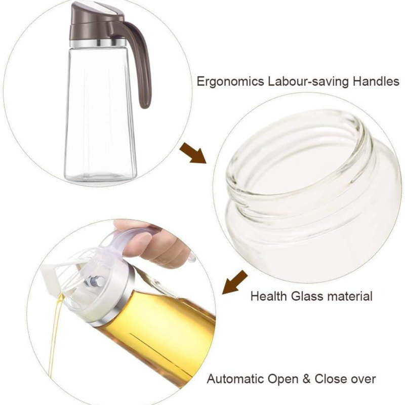 2-pack Glass Oil Dispensers