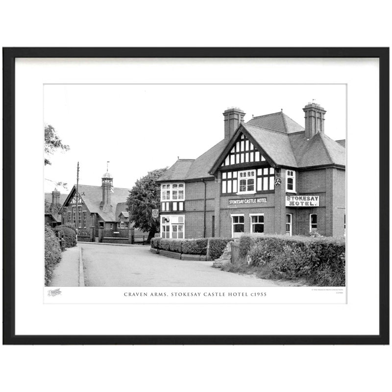 Craven Arms, Stokesay Castle Hotel C1955 by Francis Frith - Single Picture Frame Print, 60cm H x 80cm W x 2.3cm D
