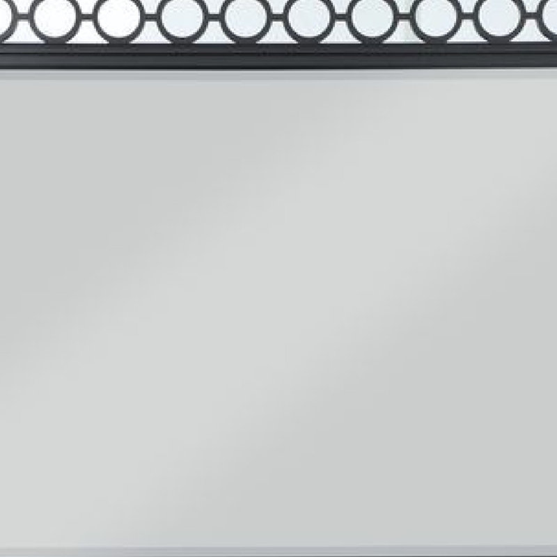 Wood Flat Wall Mirror