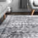 Tapis géométrique gris Caskey