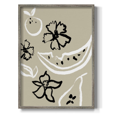 Summer Bounty I, reproduction encadrée - bois massif