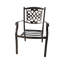 Chaise de patio empilable avec coussin-84938656