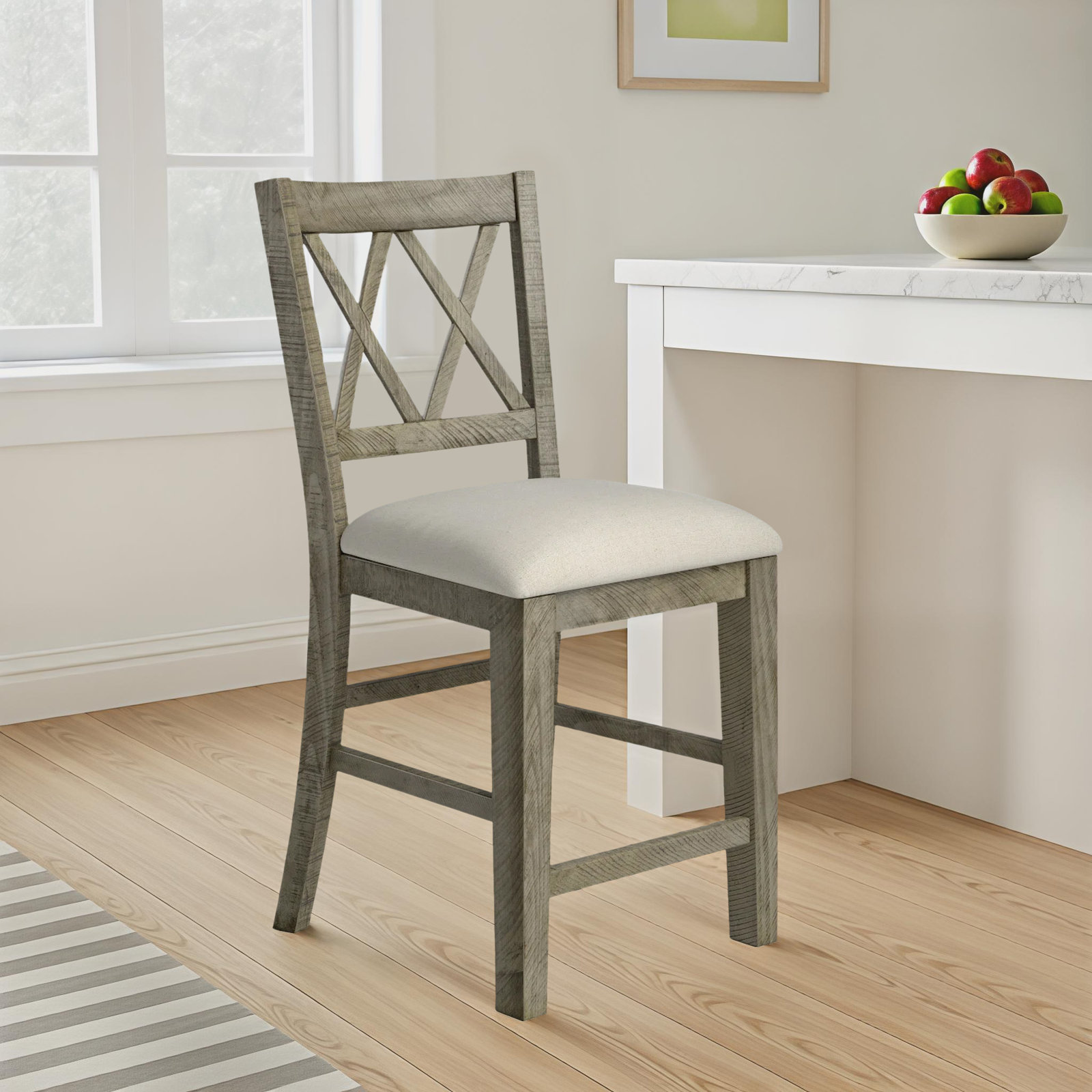 Maxine Stool, Driftwood Gray