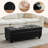 51" W Linen Upholstered Flip Top Storage Bench-613218271
