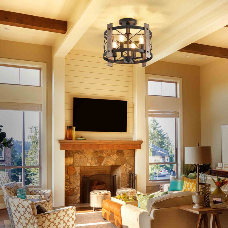Anginette Semi Flush Mount