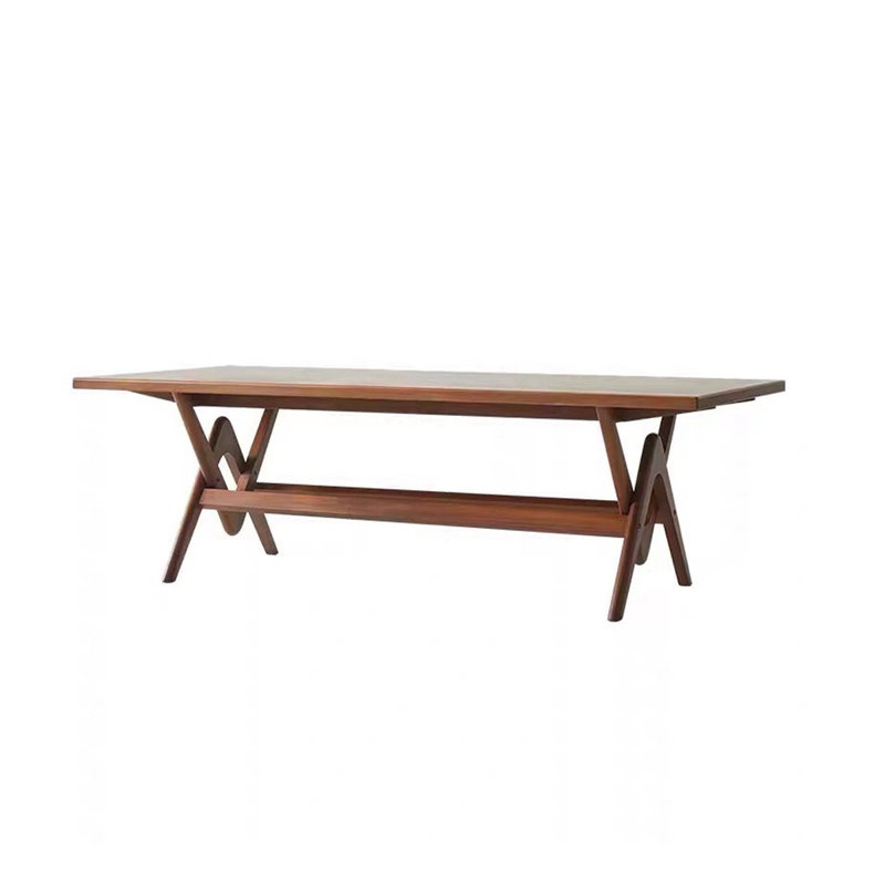 Table de salle à manger Nathasa Wabi-Sabi, H 29,52 po x L 78,74 po x l 31,49 po