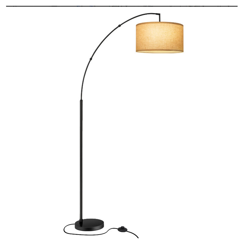 160cm Black Arched Floor Lamp