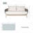 67" Acacia Outdoor Loveseat With Cushions