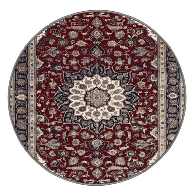 Tapis persan gris lavable à la machine