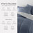 7-Piece Reversible Bedding Bundle - Solid Comforter and Patterned Sheet Set-99311811-99311803