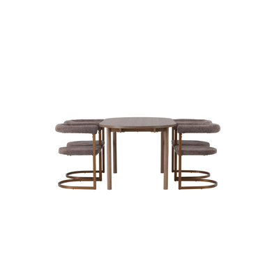 Damondre 4 - Person Dining Set