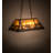 Rustic Lodge 6 - Light Black Pool Table Lights Pendant-16183440