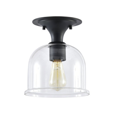 Hillyer Clear Glass Flush Mount