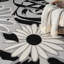 Tapis intérieur / extérieur noir / gris / blanc Ameleah-374984140