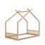 Lit de maison de style Montessori pour enfants, cadre de lit au sol avec tête et pied de lit-1410346781-1410346780