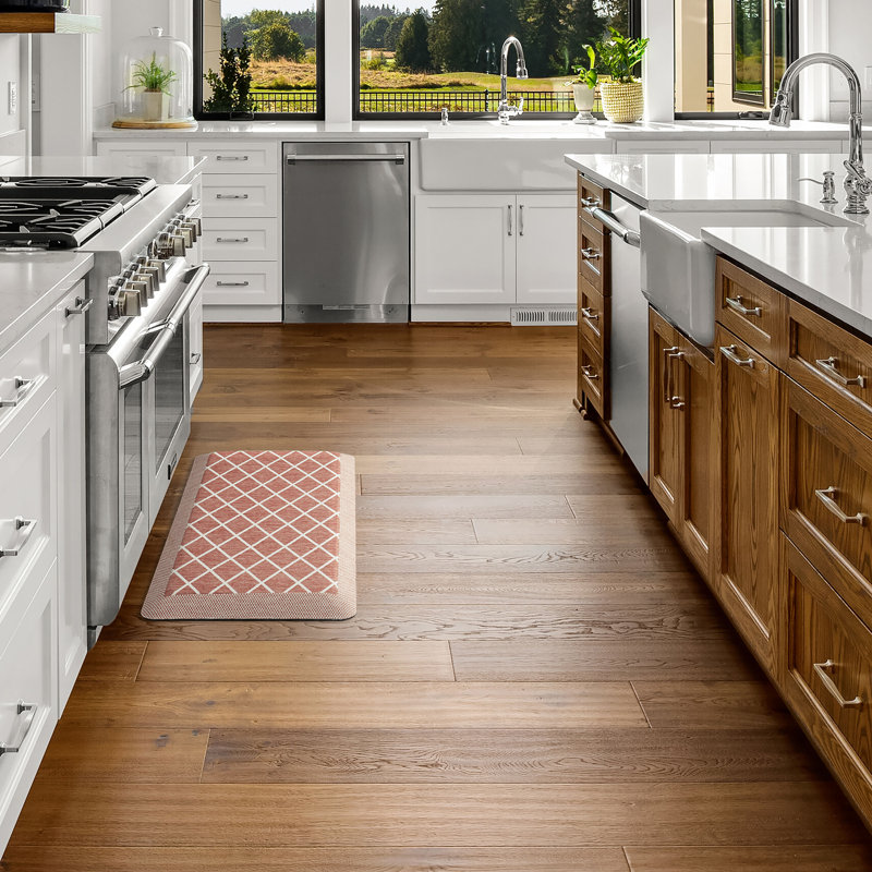Tapis de cuisine Martha Stewart, Rouge, Rectangle 1 pi 7,6 po x 2 pi 8 po