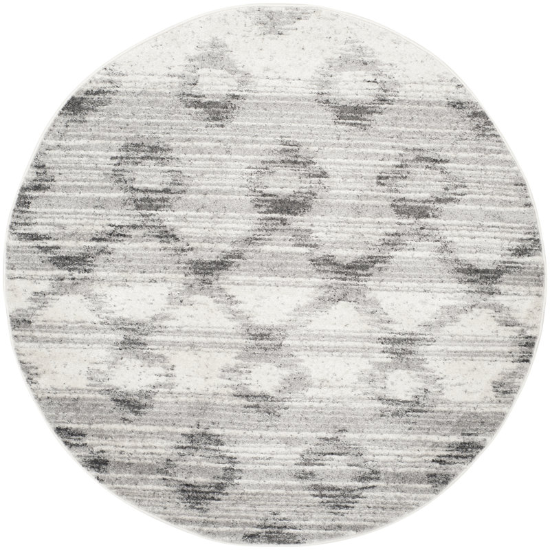 Muniz Performance Geometric Rug, Round 4'