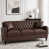 Dark Brown Faux Leather