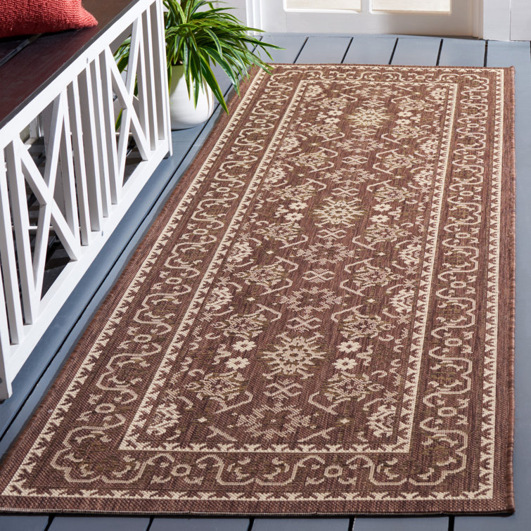 Cherene Performance Oriental Indoor/Outdoor Area Rug