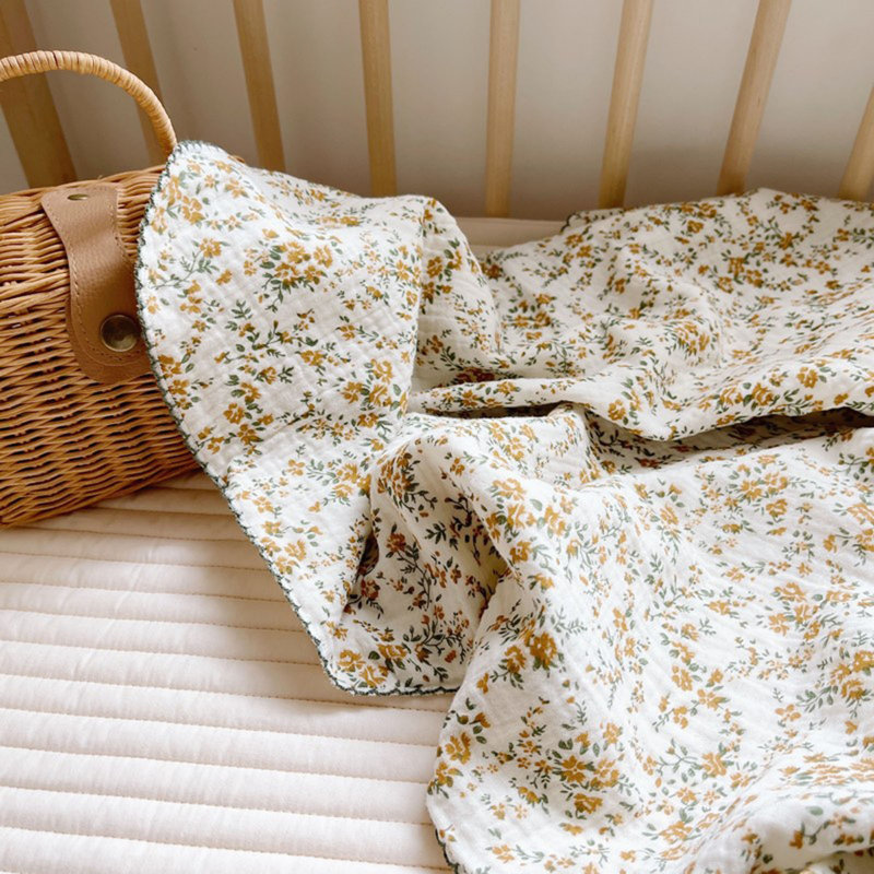Couverture mignonne pour bébé en coton