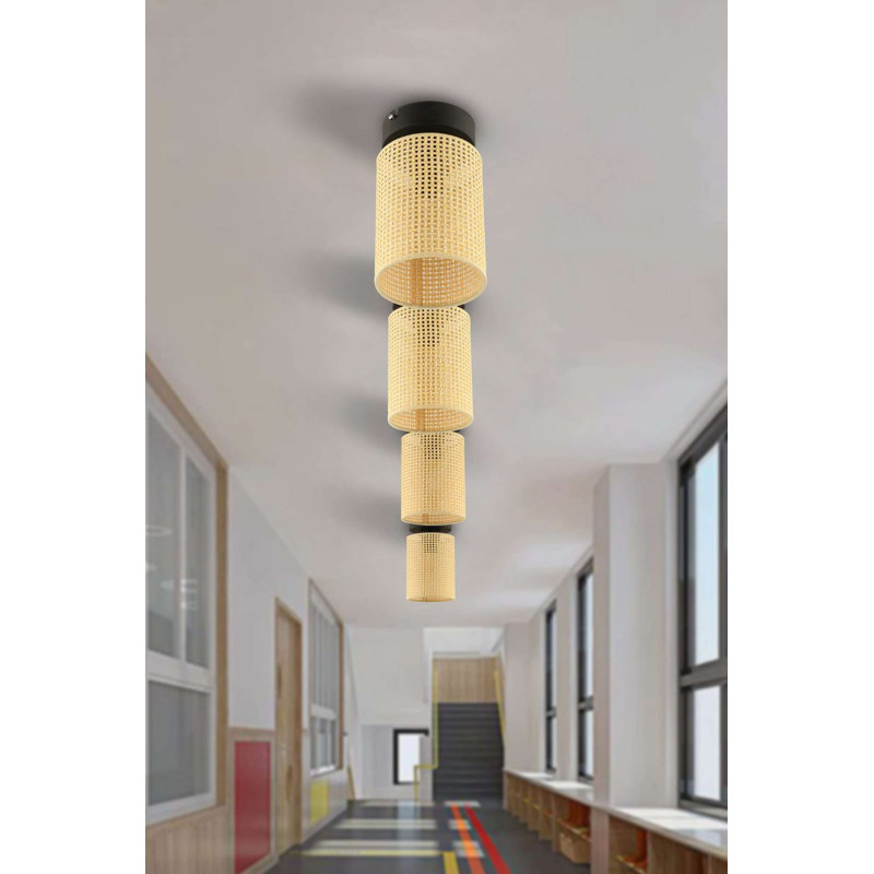 Elegant Cream Chandelier, Metal Body, Ø4.7 x 4.7 inches | E27 Socket (Max 40W) | IP20 Rated, Stylish Home Lighting Fixture | Perfect for Living Room, Dining Room, or Bedroom | Modern Design, Bulb Not Included