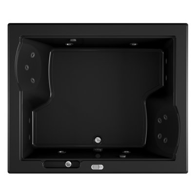 Fuzion® 71.75" x 59.75" Drop in/Undermount Whirlpool Bathtub