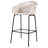 Ladd Outdoor Metal Wicker Barstool, Light Gray Faux Wicker, Set Of 2-1087378186