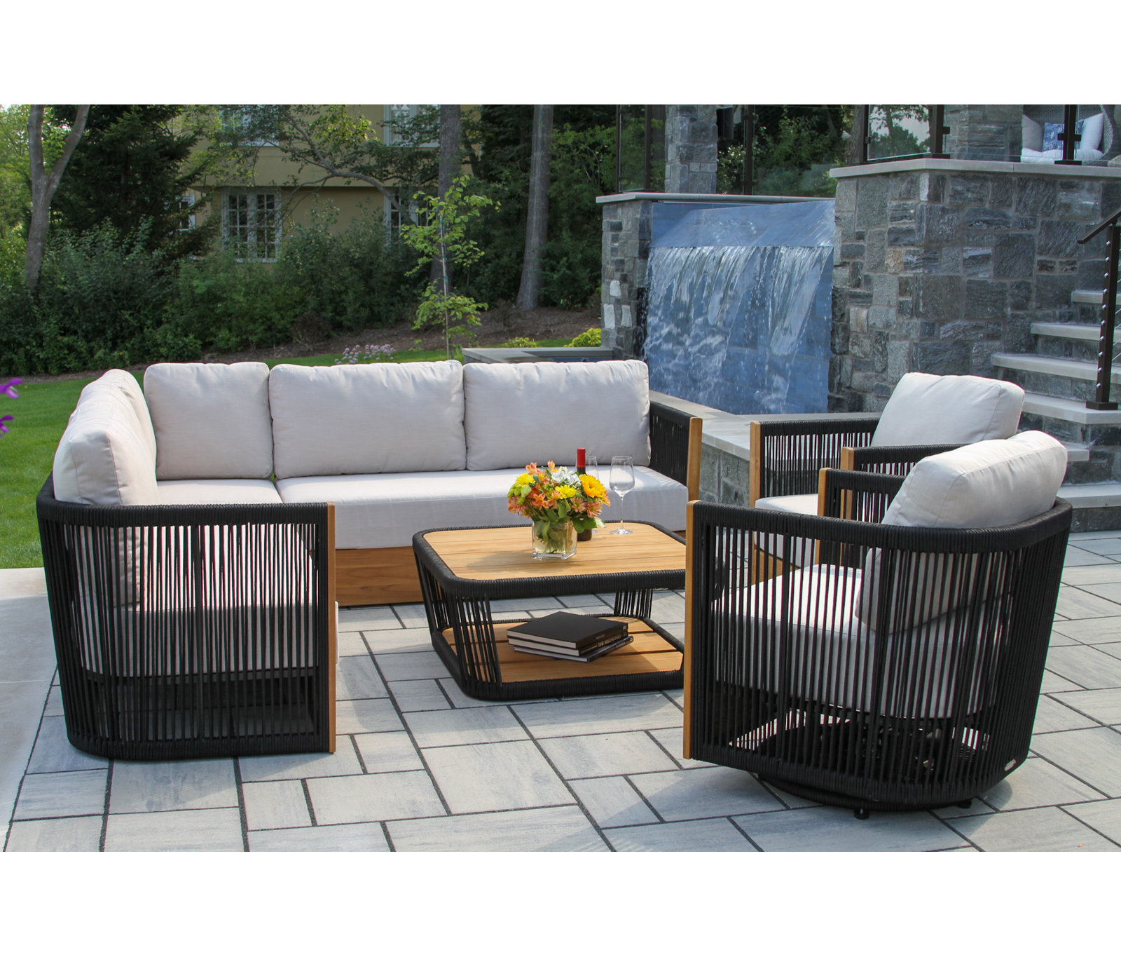 Aniston 7-Person Sunbrella® Patio Seating Group
