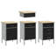 Set Of 8 Steel Standard Height-Adjustable Work Cabinet-752571418