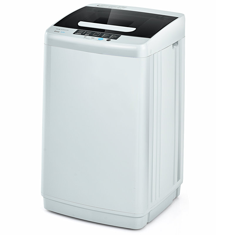Costway 1.04 cu. ft. High Efficiency Portable Washer & Dryer Combo in with Child Safety Lock