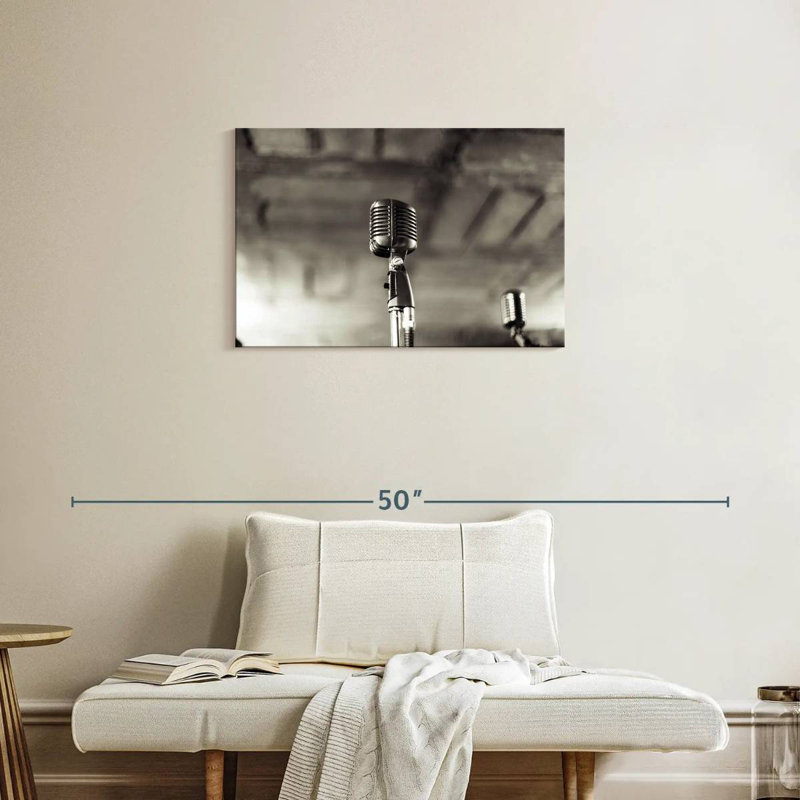 Abarca Jazz Microphone, 20" H x 30" W