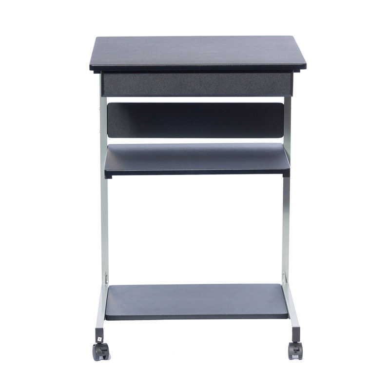 Rolling Laptop Cart with Storage