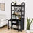 71'' H Arched 6-Tier Storage Bookcase-1476979711