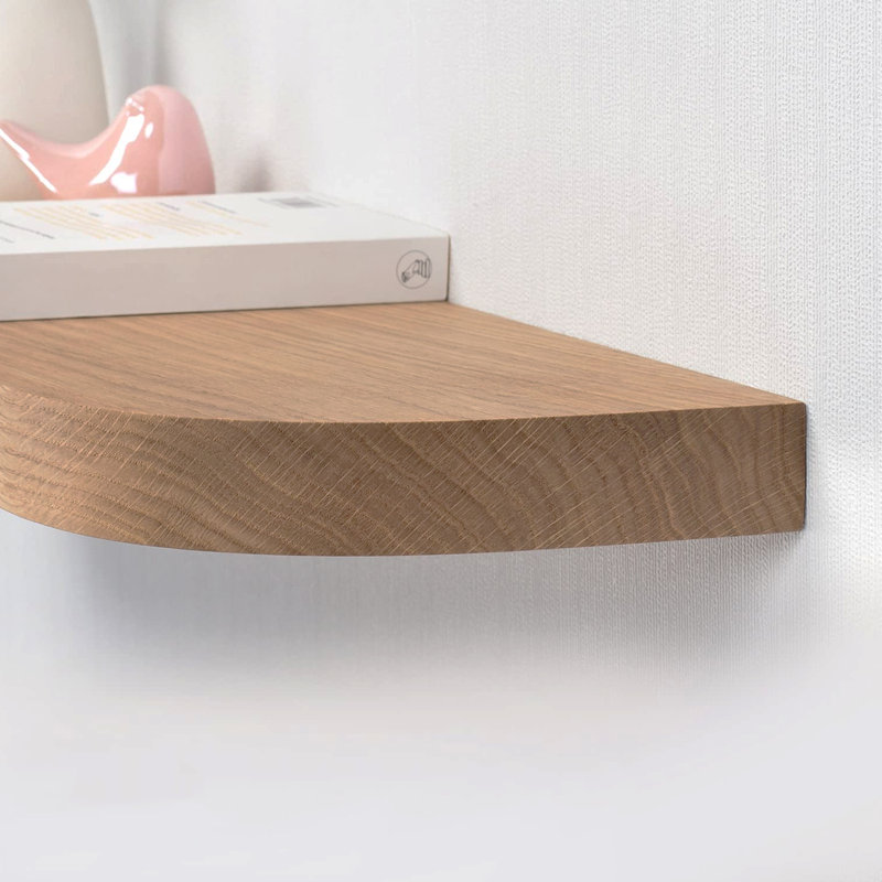 Carters Solid Wood Floating Shelf, Bright