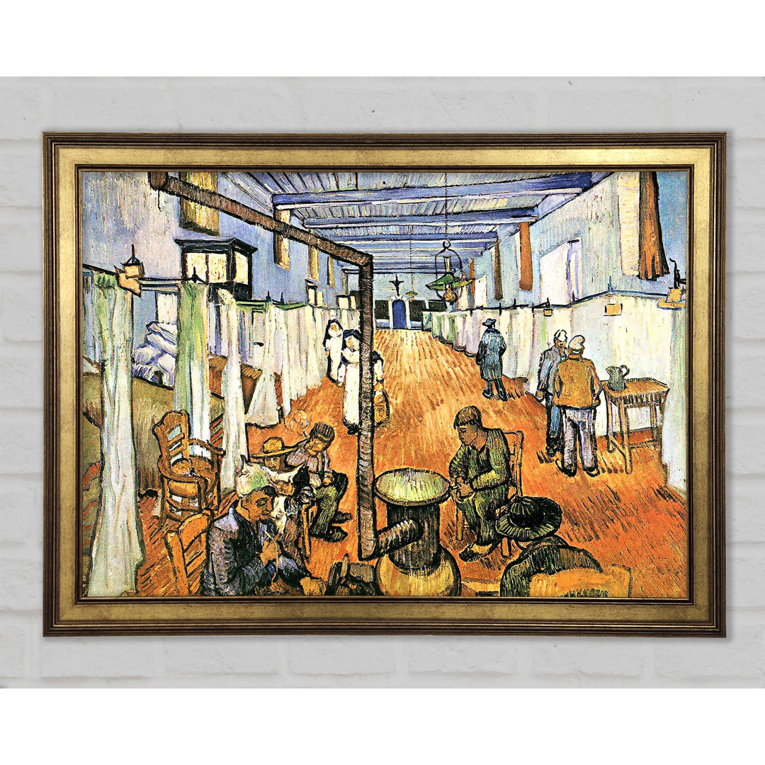 Schlafsaal im Krankenhaus in Arles von Van Gogh - Druck