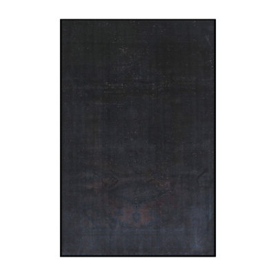 Tapis décoratif noir contemporain