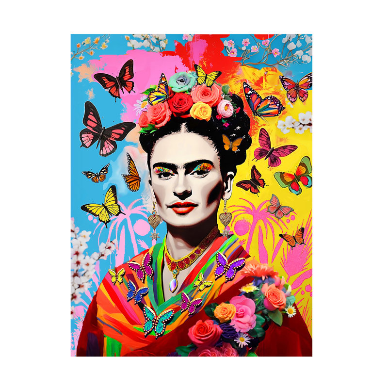 Art sur toile Jess Stempel Frida, H 19 po x l 14 po