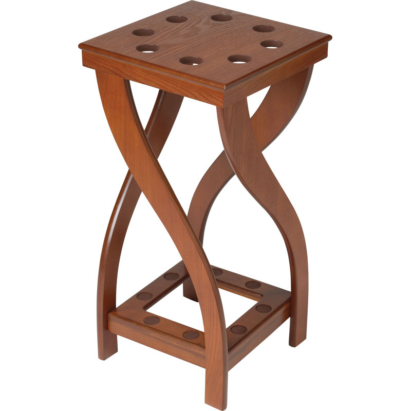 Twist 8 Cue Floor Rack, Honey