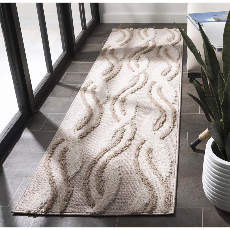 Aleksah Trends Performance Abstract Rug, Runner 2'2" x 8'