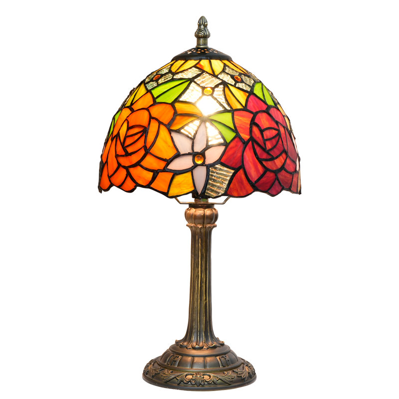 Lampe de table 14 po H Tiffany, Rose