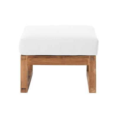 Repose-pieds avec coussin Sunbrella
