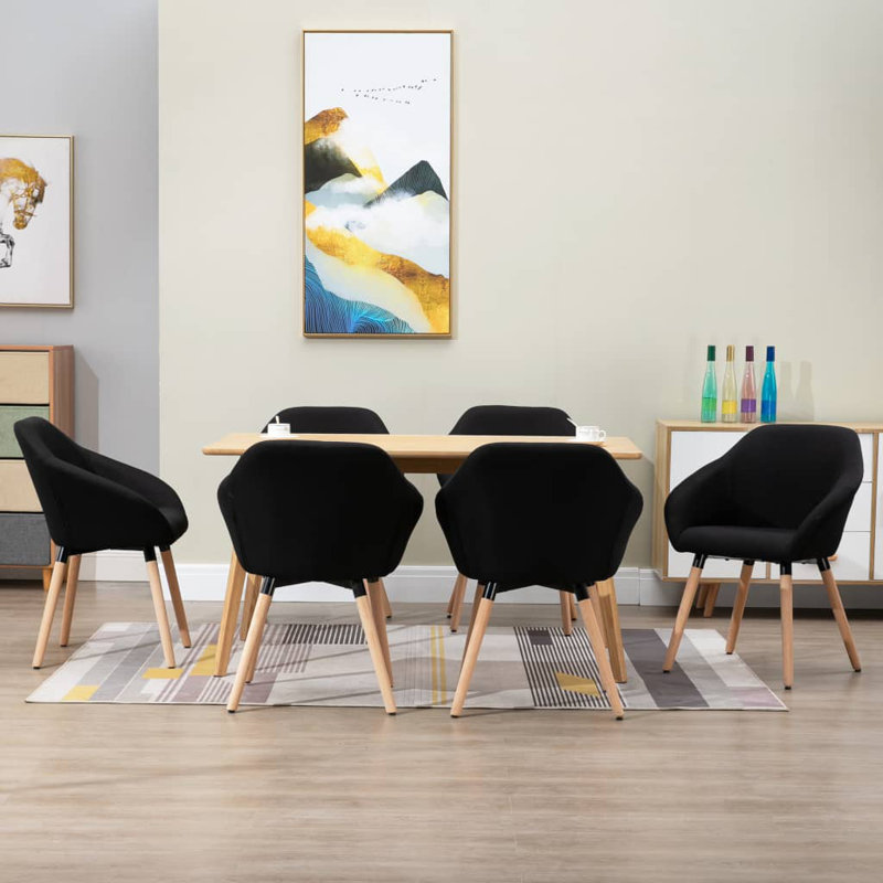 Chaise de salle à manger, Noir